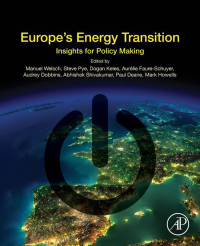 Cover image: Europe’s Energy Transition 9780128098066