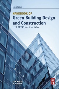 Imagen de portada: Handbook of Green Building Design and Construction 2nd edition 9780128104330
