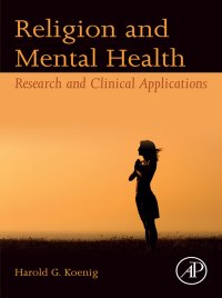Cover image: Religion and Mental Health 9780128112823