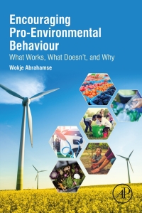Cover image: Encouraging Pro-Environmental Behaviour 9780128113592