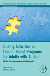 表紙画像: Quality Activities in Center-Based Programs for Adults with Autism 9780128094099