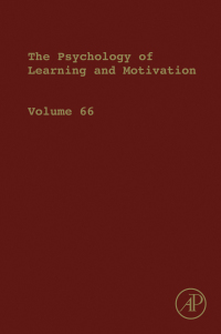 Omslagafbeelding: Psychology of Learning and Motivation 9780128121184