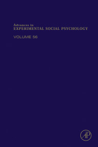 Imagen de portada: Advances in Experimental Social Psychology 9780128121207