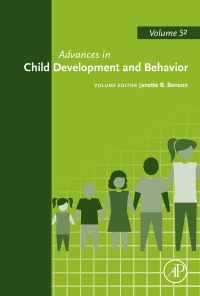 Imagen de portada: Advances in Child Development and Behavior 9780128121221