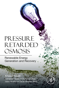 Cover image: Pressure Retarded Osmosis 9780128121030