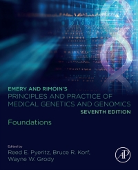Imagen de portada: Emery and Rimoin’s Principles and Practice of Medical Genetics and Genomics 7th edition 9780128125373