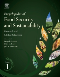 Cover image: Encyclopedia of Food Security and Sustainability 9780128126875