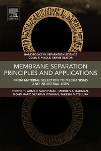 Omslagafbeelding: Membrane Separation Principles and Applications 9780128128152