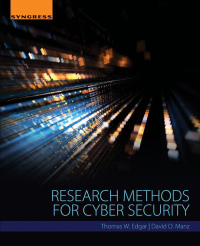 Cover image: Research Methods for Cyber Security 9780128053492