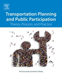 Cover image: Transportation Planning and Public Participation 9780128129562
