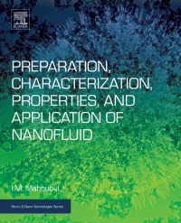 Titelbild: Preparation, Characterization, Properties, and Application of Nanofluid 9780128132456