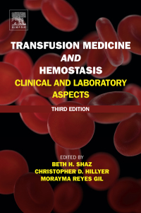 Cover image: Transfusion Medicine and Hemostasis 3rd edition 9780128137260