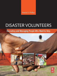 Cover image: Disaster Volunteers 9780128138465