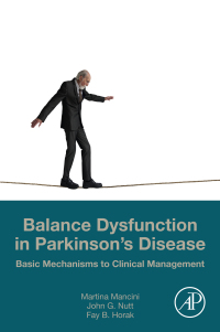 Imagen de portada: Balance Dysfunction in Parkinson’s Disease 9780128138748