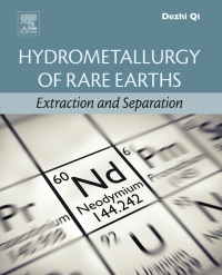 Immagine di copertina: Hydrometallurgy of Rare Earths 9780128139202