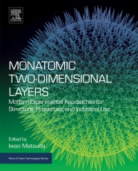 Cover image: Monatomic Two-Dimensional Layers 9780128141601