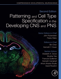 Cover image: Patterning and Cell Type Specification in the Developing CNS and PNS 2nd edition 9780128144053