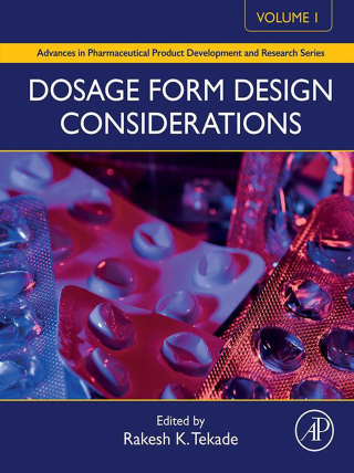 Cover image: Dosage Form Design Considerations 9780128144237