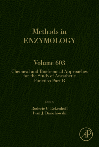 صورة الغلاف: Chemical and Biochemical Approaches for the Study of Anesthetic Function Part B 9780128145746