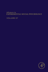 صورة الغلاف: Advances in Experimental Social Psychology 9780128146897