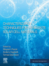 Immagine di copertina: Characterization Techniques for Perovskite Solar Cell Materials 9780128147276