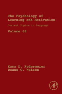 Cover image: Current Topics in Language 9780128150863