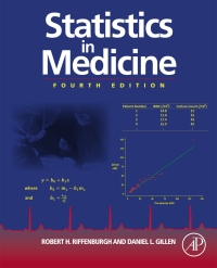 Cover image: Statistics in Medicine 4th edition 9780128153284