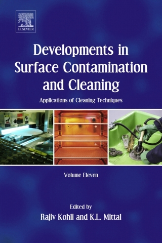 Imagen de portada: Developments in Surface Contamination and Cleaning: Applications of Cleaning Techniques 9780128155776