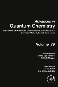 Imagen de portada: State of The Art of Molecular Electronic Structure Computations: Correlation Methods, Basis Sets and More 9780128161746