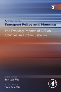 صورة الغلاف: The Evolving Impacts of ICT on Activities and Travel Behavior 9780128162132