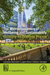 Cover image: The Microeconomics of Wellbeing and Sustainability 9780128160275