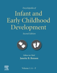 Cover image: Encyclopedia of Infant and Early Childhood Development 2nd edition 9780128165126