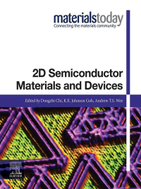 Imagen de portada: 2D Semiconductor Materials and Devices 9780128161876