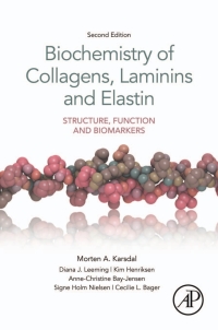 Titelbild: Biochemistry of Collagens, Laminins and Elastin 2nd edition 9780128170687