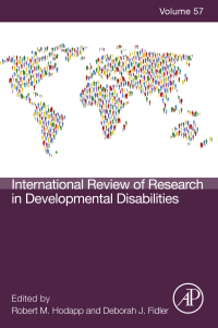 表紙画像: International Review of Research in Developmental Disabilities 9780128171738