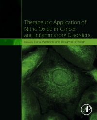 Omslagafbeelding: Therapeutic Application of Nitric Oxide in Cancer and Inflammatory Disorders 9780128165454