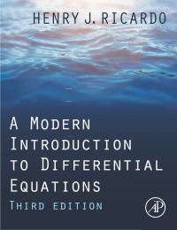 صورة الغلاف: A Modern Introduction to Differential Equations 3rd edition 9780128234174