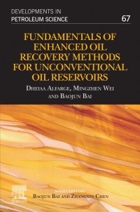Cover image: Fundamentals of Enhanced Oil Recovery Methods for Unconventional Oil Reservoirs 9780128183434