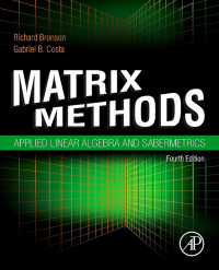 表紙画像: Matrix Methods 4th edition 9780128184196