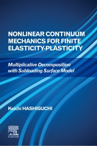 Cover image: Nonlinear Continuum Mechanics for Finite Elasticity-Plasticity 9780128194287