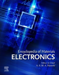 Imagen de portada: Encyclopedia of Materials: Electronics 1st edition 9780128197288