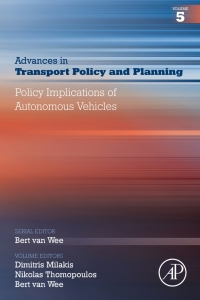 Cover image: Policy Implications of Autonomous Vehicles 1st edition 9780128201916