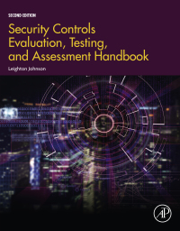 Cover image: Security Controls Evaluation, Testing, and Assessment Handbook 2nd edition 9780128184271