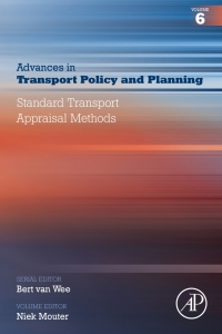 صورة الغلاف: Standard Transport Appraisal Methods 9780128208212