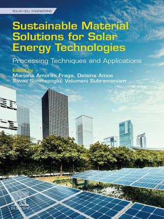 Cover image: Sustainable Material Solutions for Solar Energy Technologies 9780128215920