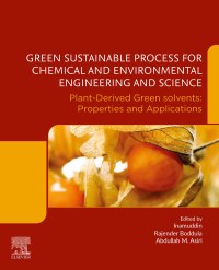 Omslagafbeelding: Green Sustainable Process for Chemical and Environmental Engineering and Science 1st edition 9780128218860
