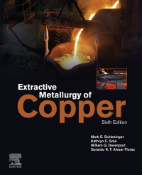 Cover image: Extractive Metallurgy of Copper 6th edition 9780128218754
