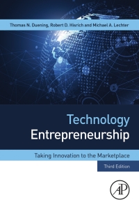 Cover image: Technology Entrepreneurship 3rd edition 9780128222034