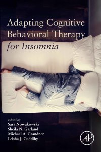 Cover image: Adapting Cognitive Behavioral Therapy for Insomnia 9780128228722