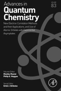 Omslagafbeelding: New Electron Correlation Methods and their Applications, and Use of Atomic Orbitals with Exponential Asymptotes 9780128235461